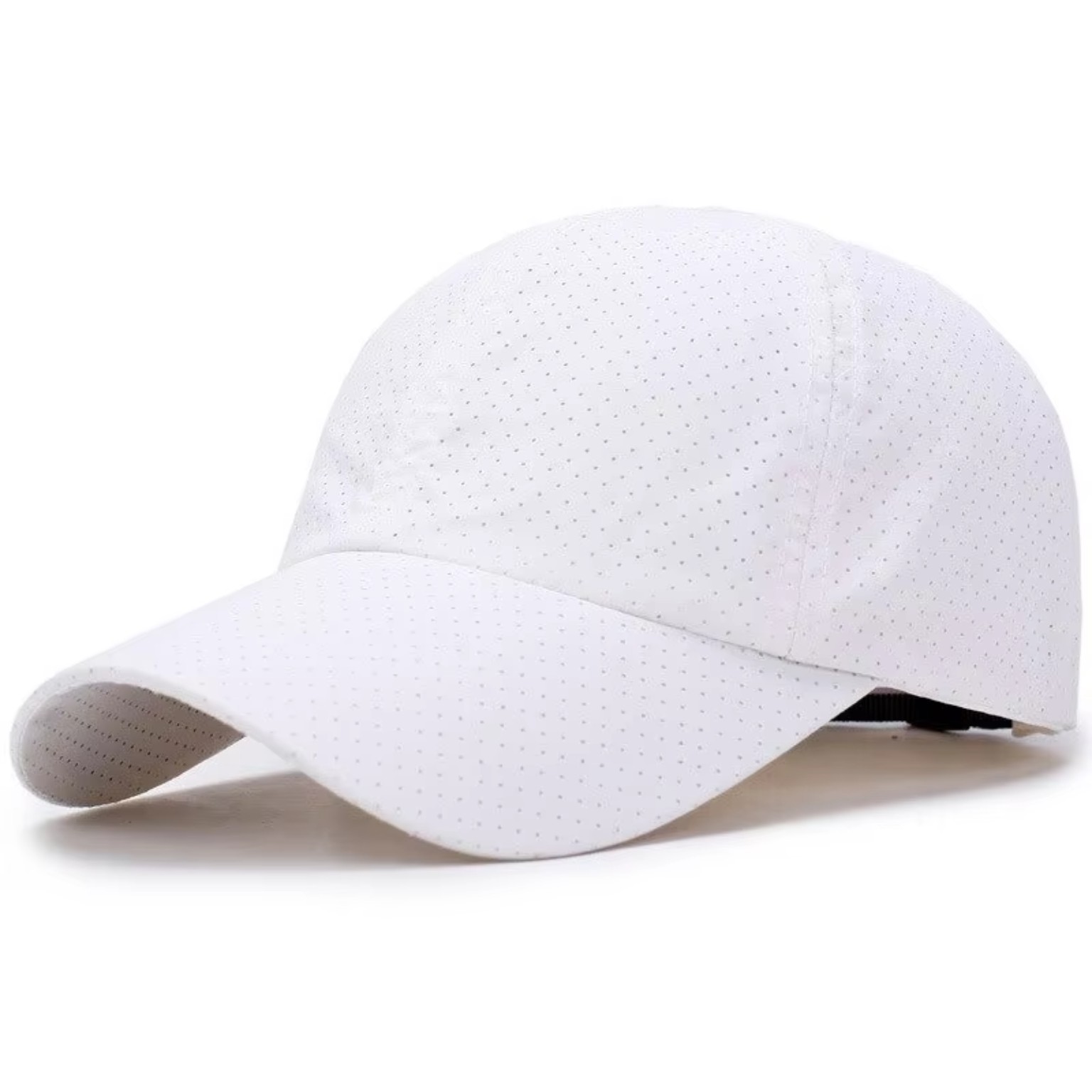 Breathable perforated mesh baseball cap