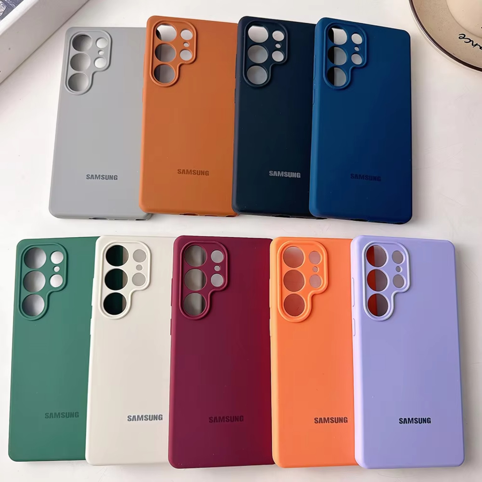 Samsung silicone cases color selection