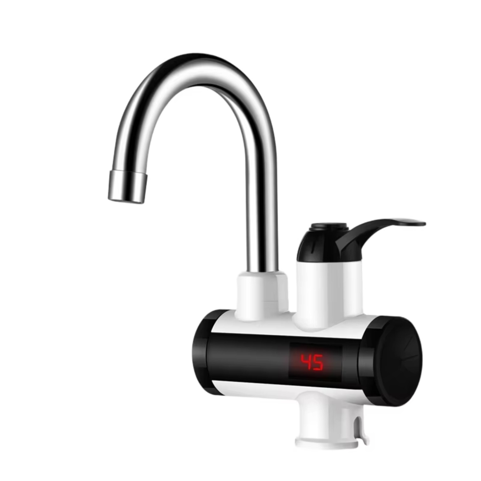 Instant electric water heater faucet with LED temperature display