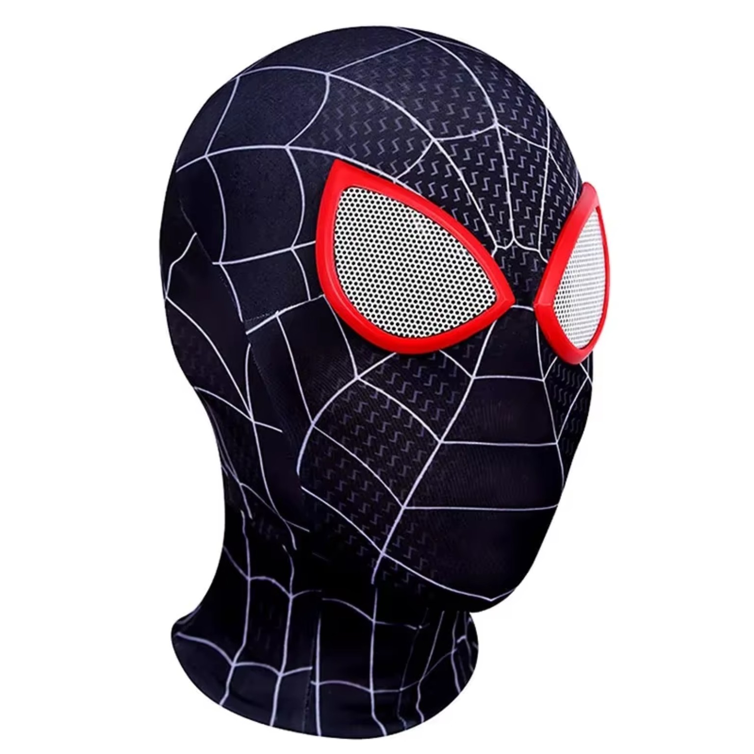 Spider superhero mask black and red variants