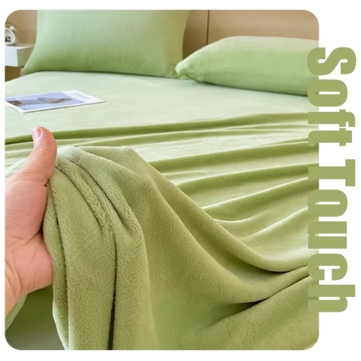 Winter warm thickened milk velvet bedding set