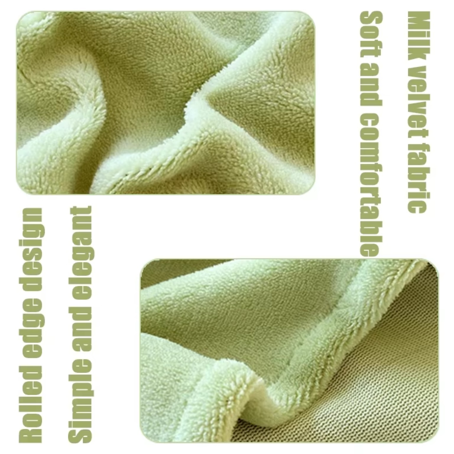 Soft milk velvet fabric close-up